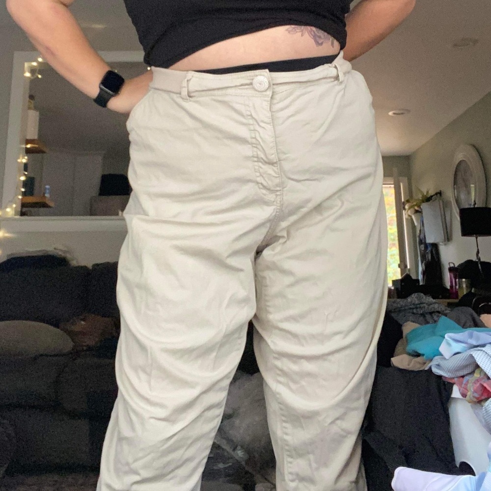 Croft & Barrow Womens Stretch Khaki Casual Work Pants 24W